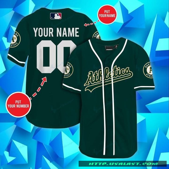 Personalized Oakland Athletics Green Baseball Jersey – Hothot