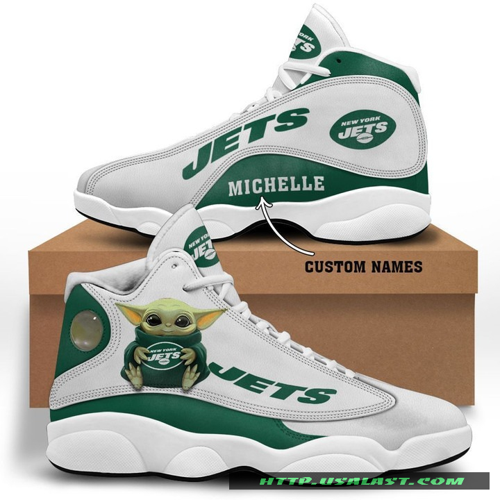 Personalised New York Jets Baby Yoda Air Jordan 13 Shoes – Usalast