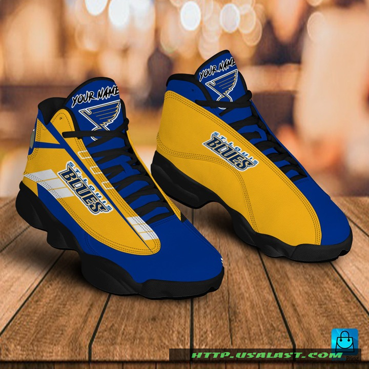 Personalised St Louis Blues Air Jordan 13 Shoes – Usalast