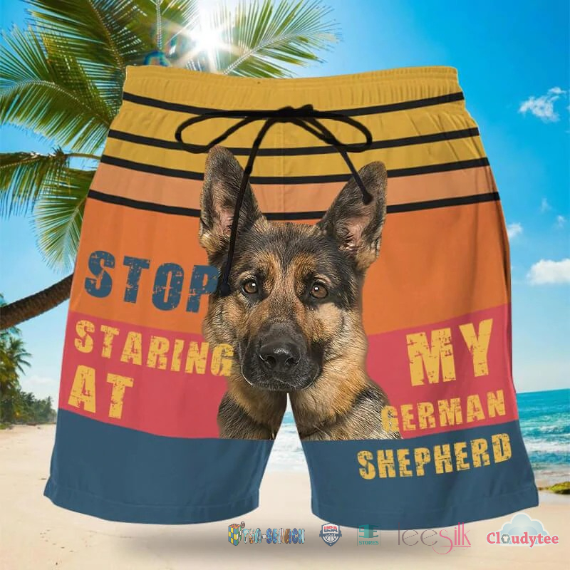 Stop Staring At My German Shepherd Hawaii Shorts – Hothot