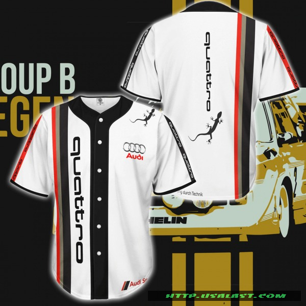Audi Quattro Baseball Jersey Shirt – Hothot