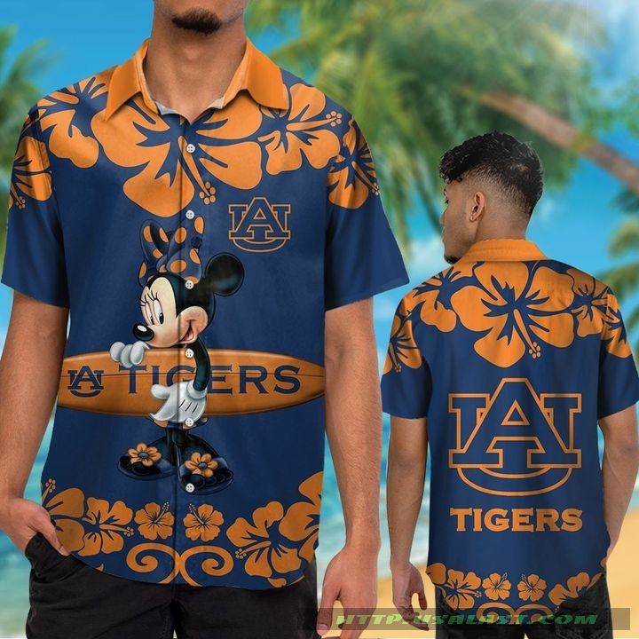 Auburn Tigers Minnie Mouse Aloha Hawaiian Shirt – Hothot