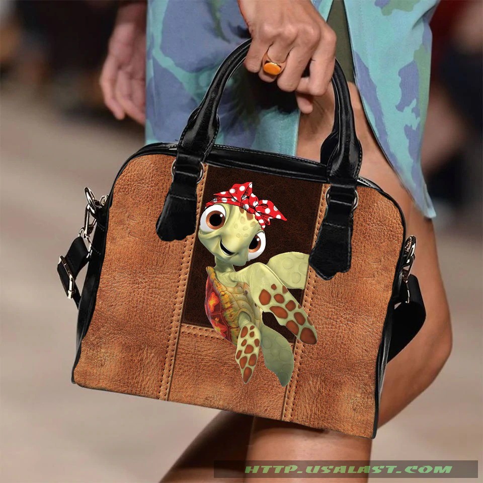Turtle Leather Pattern Shoulder Handbag – Hothot