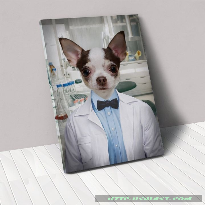 Personalized Custom Pet The Scientist Poster And Canvas Print – Hothot