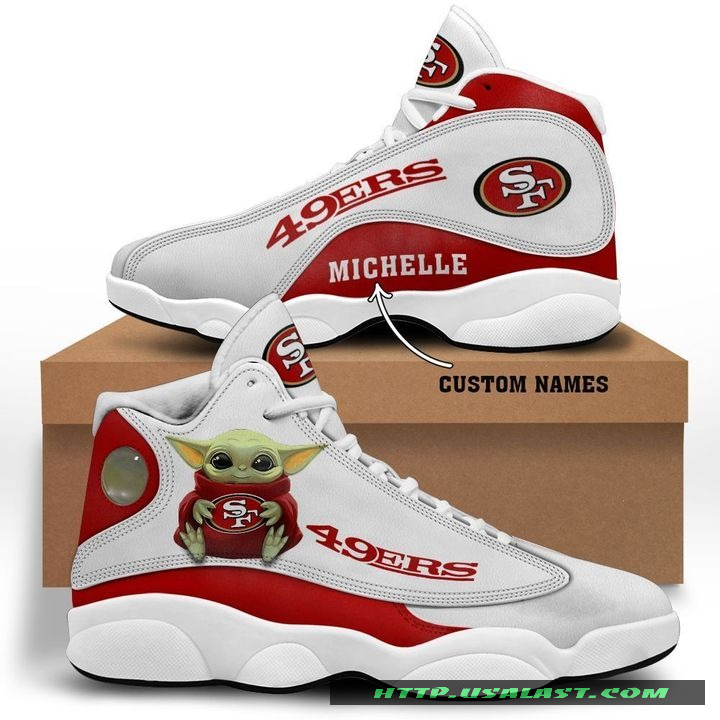 Personalised San Francisco 49ers Baby Yoda Air Jordan 13 Shoes – Usalast