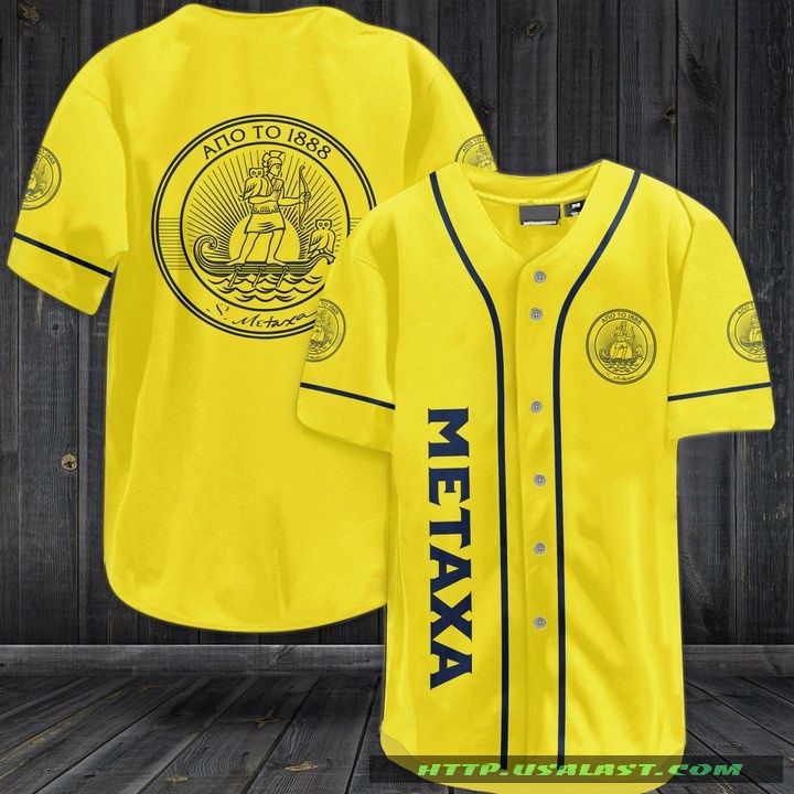 Metaxa Cognac Baseball Jersey Shirt – Hothot
