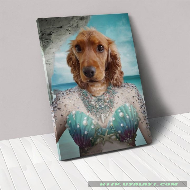 The Mermaid Personalized Pet Poster Canvas – Hothot