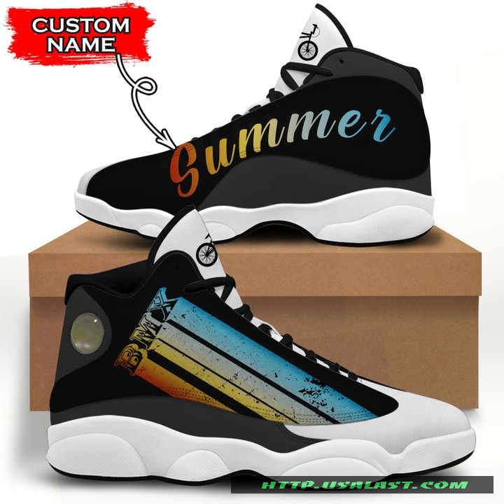 BMX Summer Custom Name Air Jordan 13 Shoes – Usalast