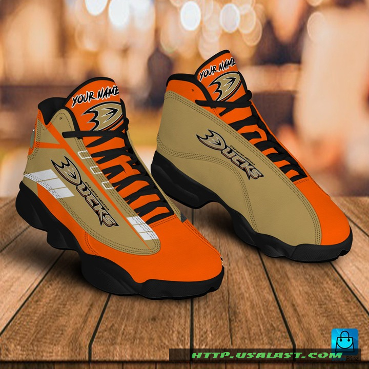 Personalised Anaheim Ducks Air Jordan 13 Shoes – Usalast