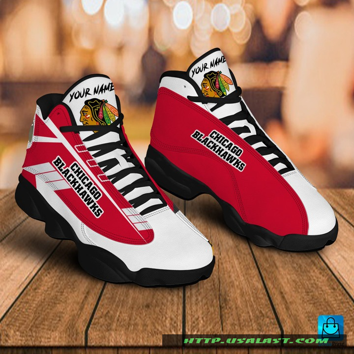 Personalised Chicago Blackhawks Air Jordan 13 Shoes – Usalast