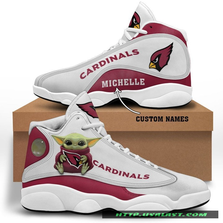 Personalised Arizona Cardinals Baby Yoda Air Jordan 13 Shoes – Usalast