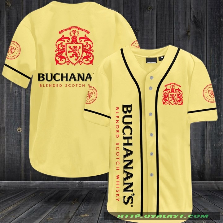 Buchanan’s Blended Scotch Whisky Baseball Jersey Shirt – Hothot