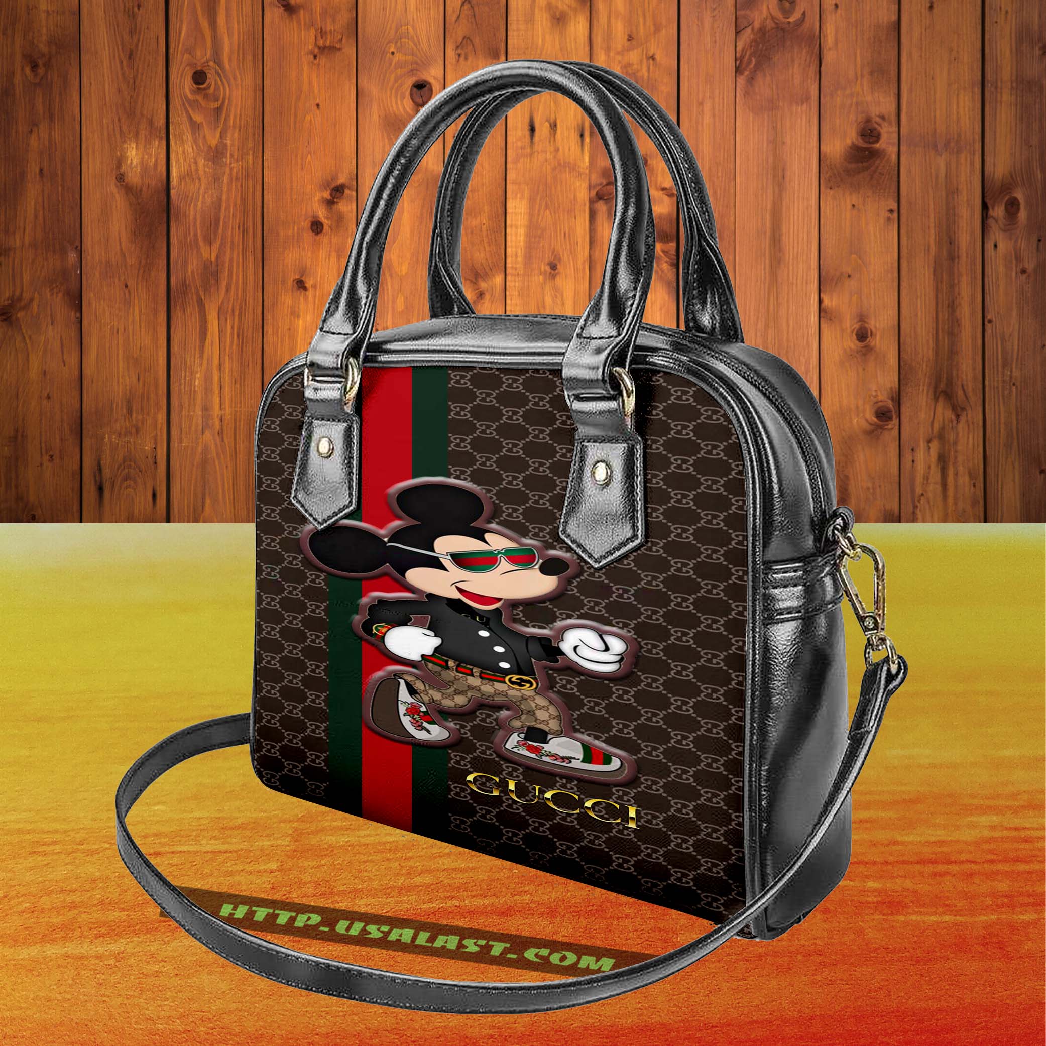 Gucci Mickey Mouse Luxury Brand Shoulder Handbag V66 – Hothot
