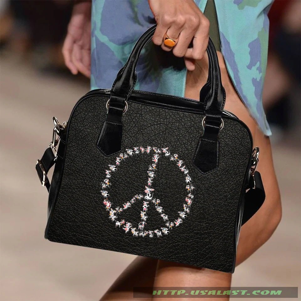 Cow Peace Shoulder Handbag – Hothot