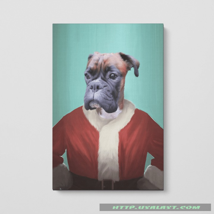 Santa Claus Custom Image Pet Poster Canvas Print – Hothot