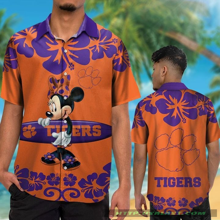 Clemson Tigers Minnie Mouse Aloha Hawaiian Shirt – Hothot