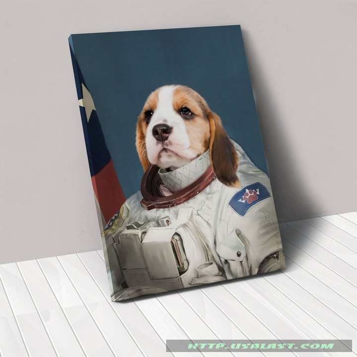 Personalized Custom Pet The Astronaut Poster And Canvas Print – Hothot