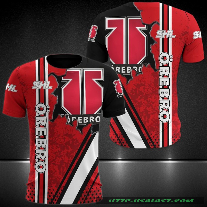 Orebro HK Hockey Team 3D Hoodie T-Shirt – Hothot