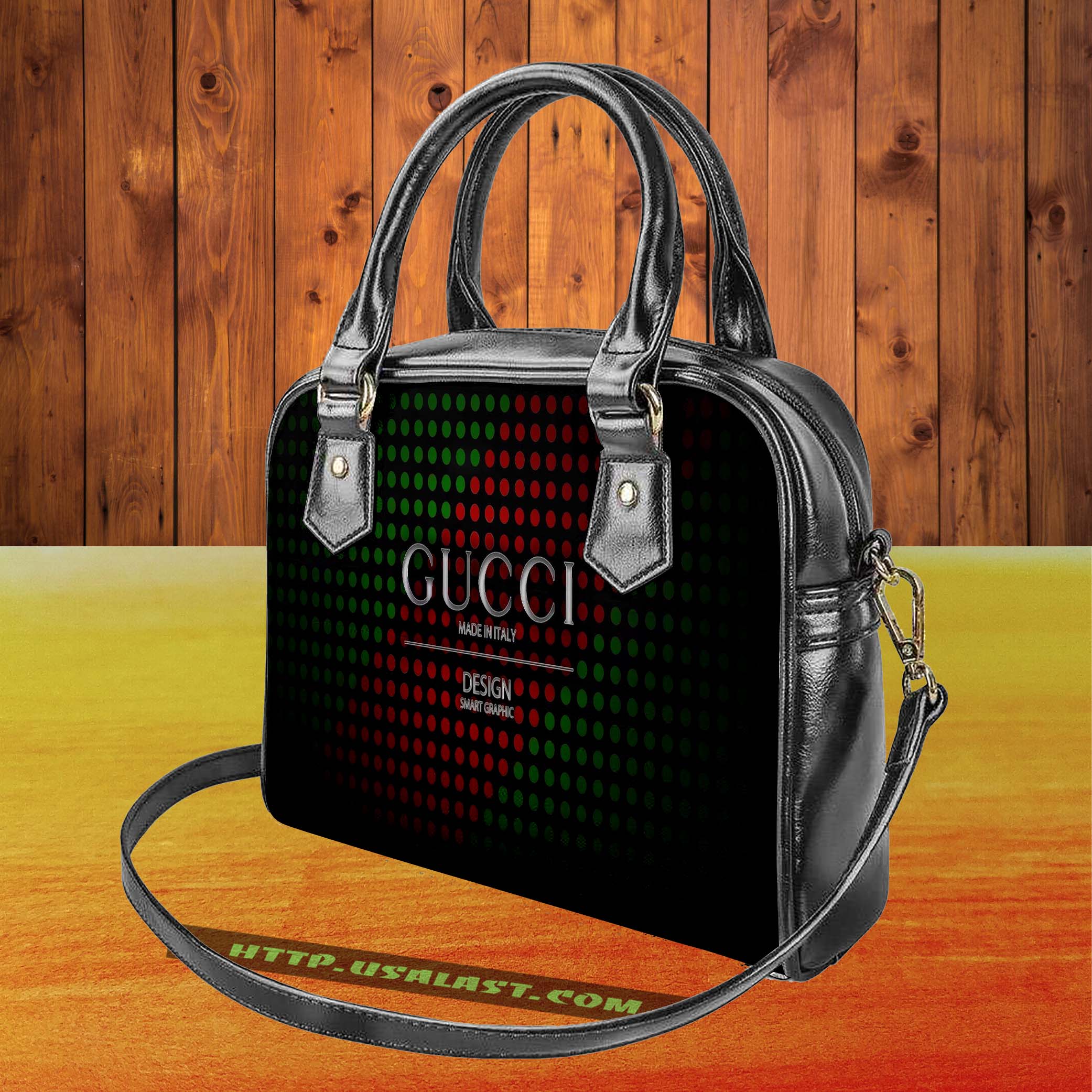 Gucci Logo Luxury Brand Shoulder Handbag V59 – Hothot