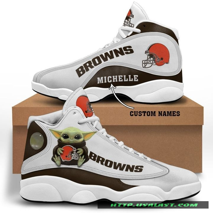Personalised Cleveland Browns Baby Yoda Air Jordan 13 Shoes – Usalast