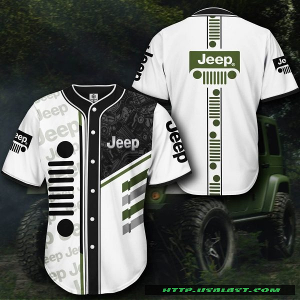 Jeep Automobile Baseball Jersey Shirt – Hothot