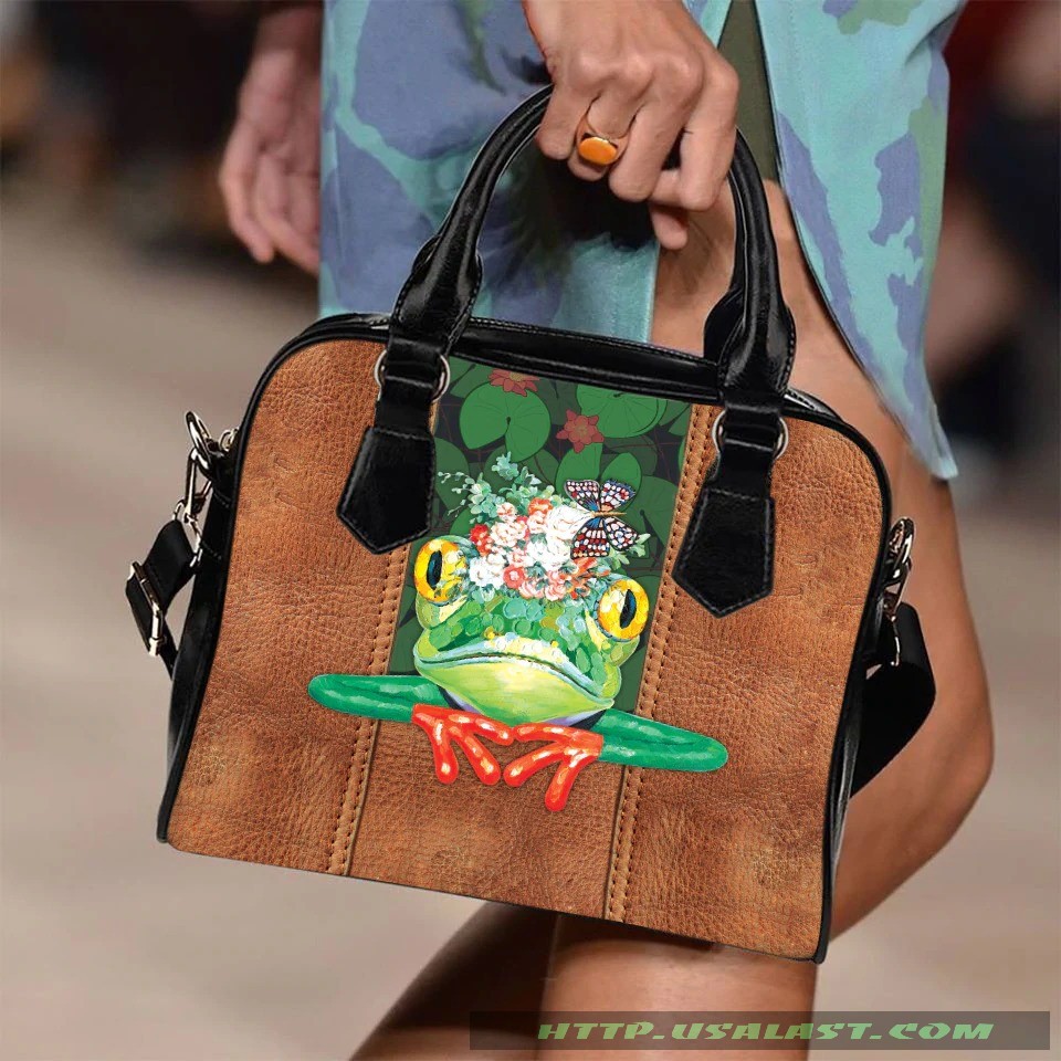 Frog And Flower Shoulder Handbag – Hothot