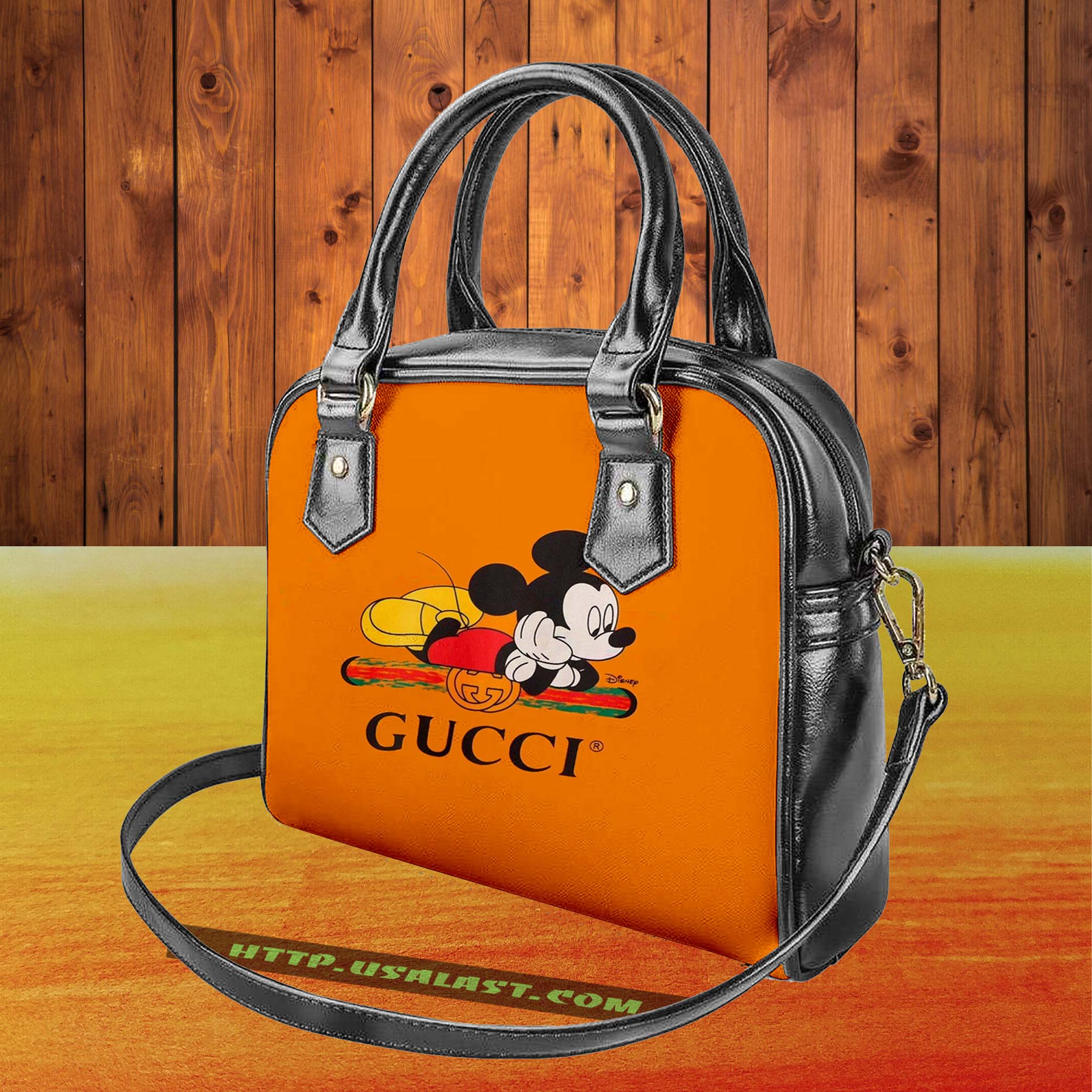 Gucci Mickey Mouse Luxury Brand Shoulder Handbag V69 – Hothot