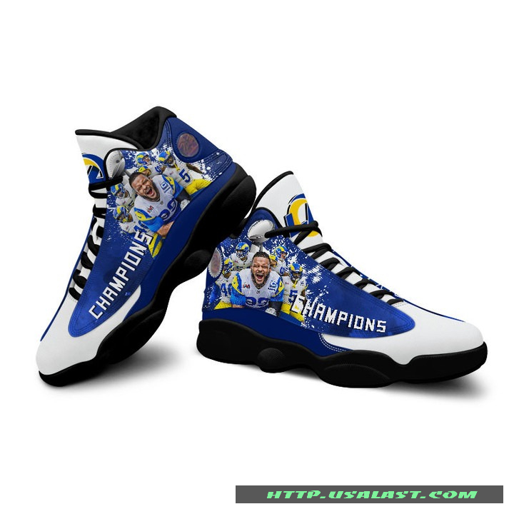 NFL Los Angeles Rams Champions Air Jordan 13 Sneaker Shoes – Usalast