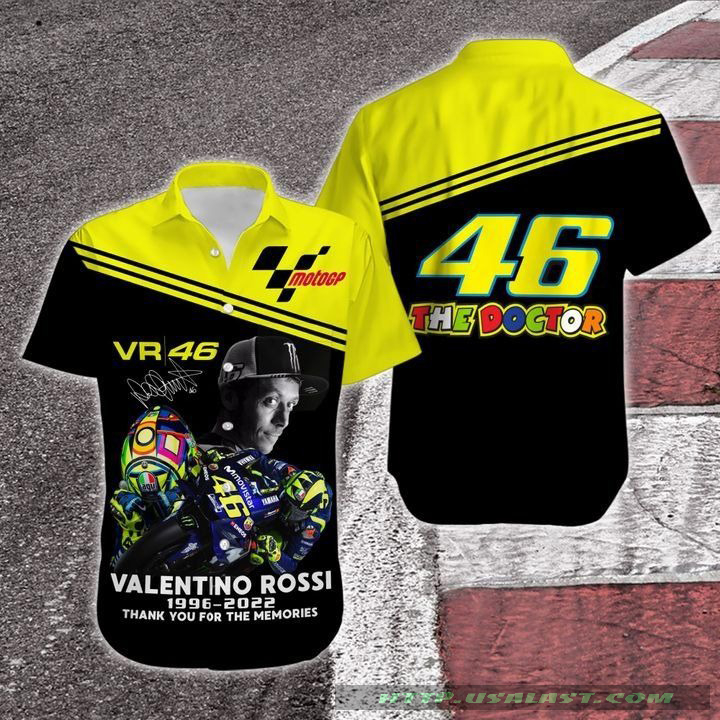 Valentino Rossi VR46 The Doctor Hawaiian Shirt – Hothot