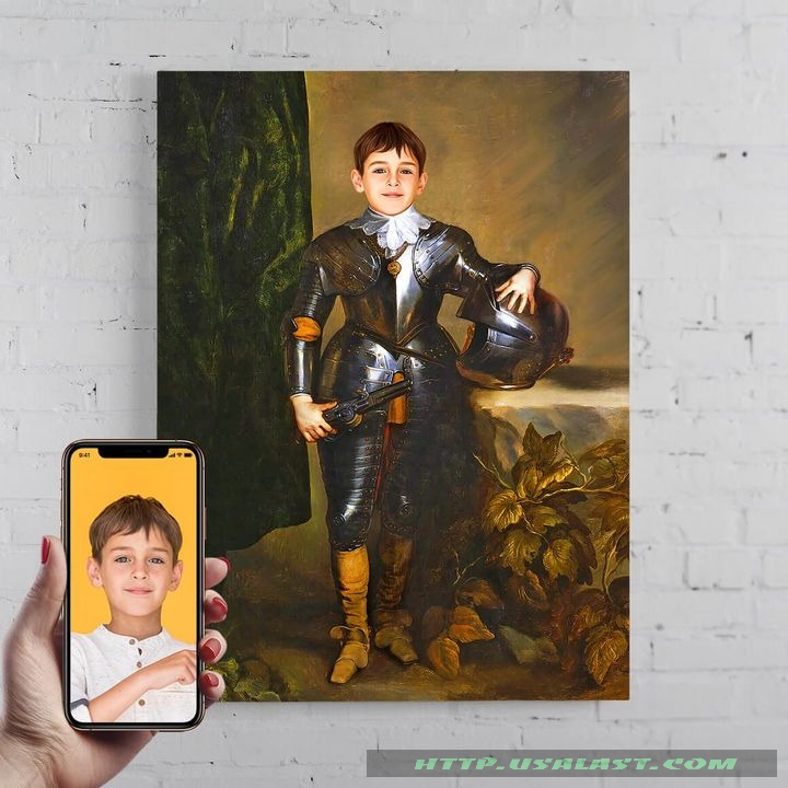 Personalized Portrait The Young Knight Poster Canvas Print – Hothot