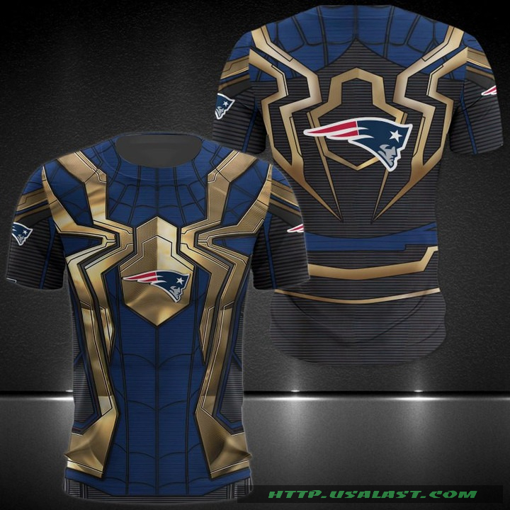 New England Patriots Spider Man 3D Hoodie Sweatshirt T-Shirt – Hothot