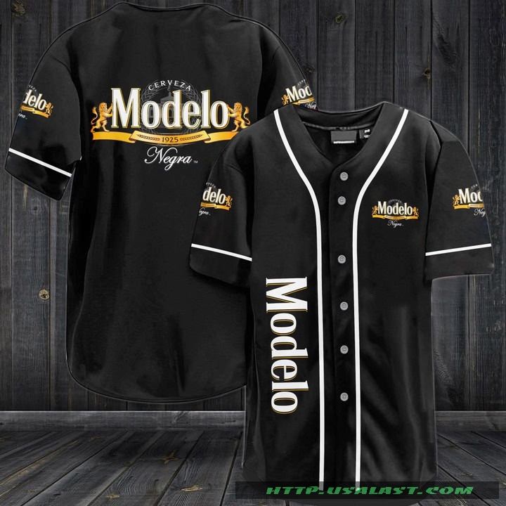 Modelo Negra Beer Baseball Jersey Shirt – Hothot