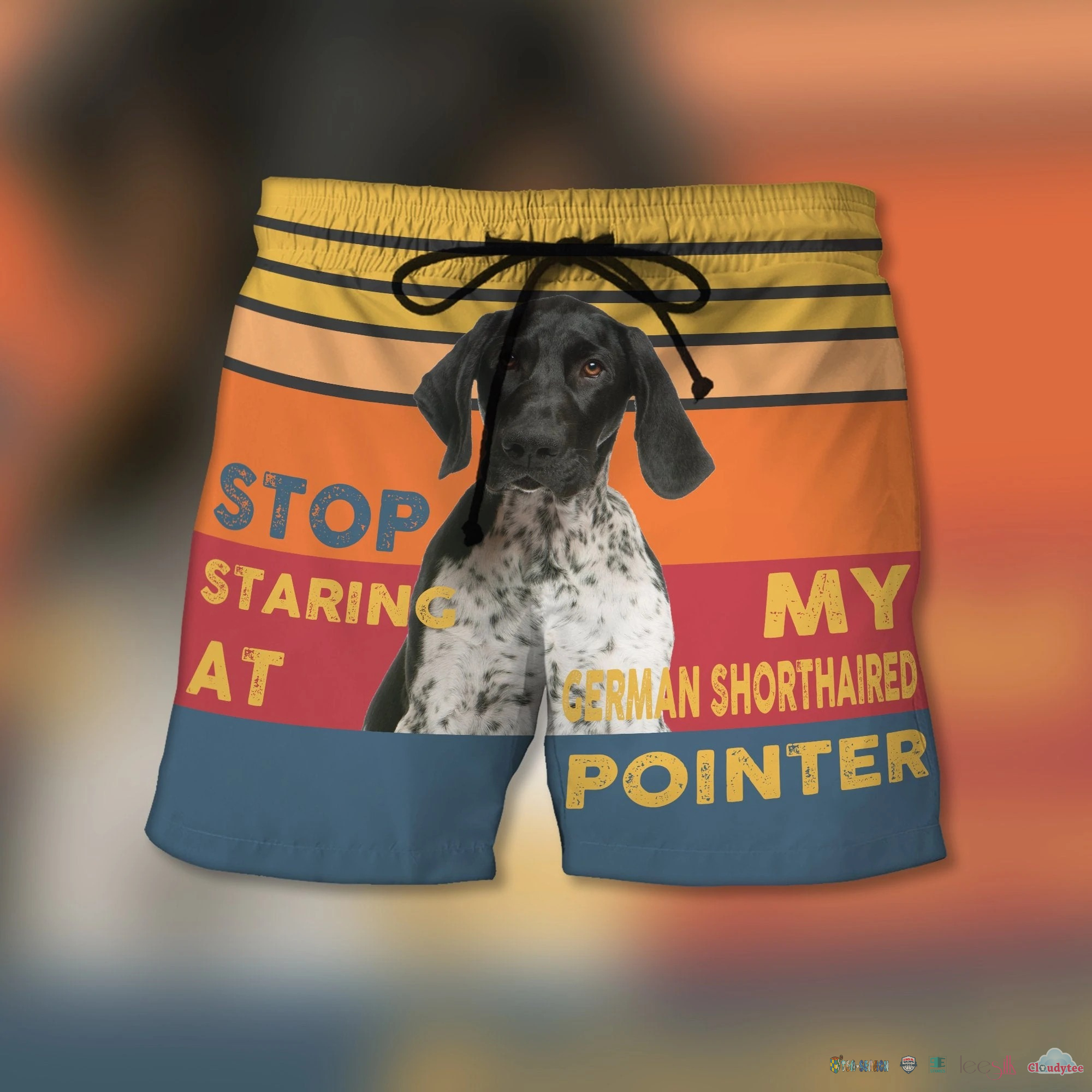 Stop Staring At My German Shorthaired Pointer Beach Shorts – Hothot