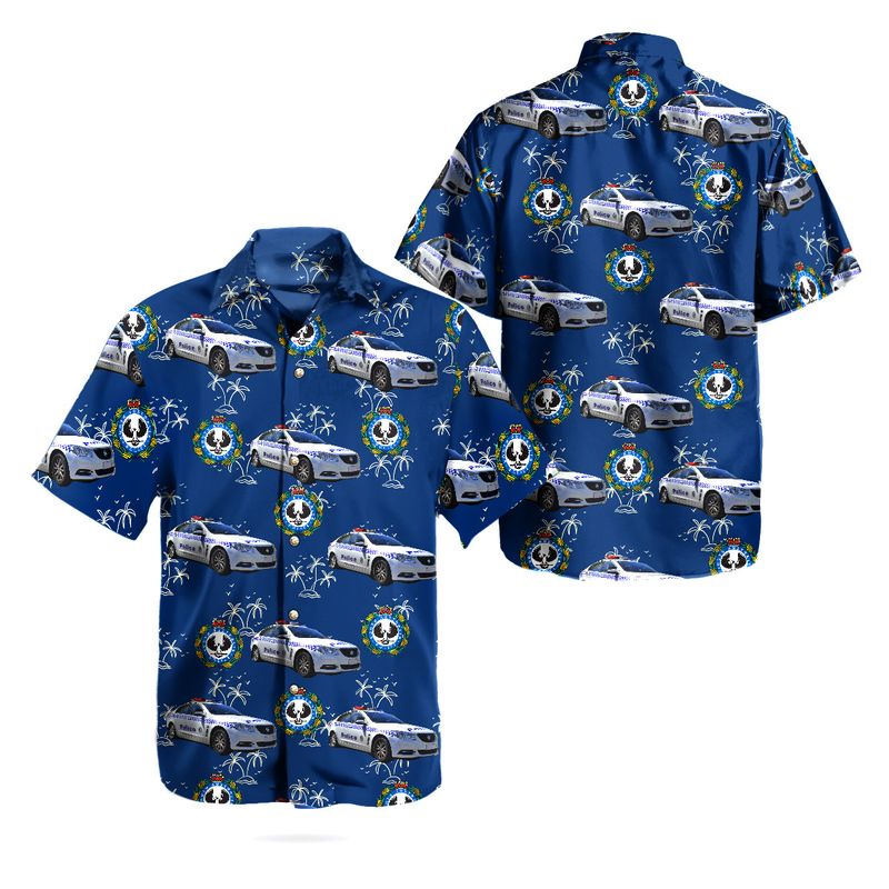 South Australia Police SAPOL Patrol Car Hawaiian Shirt – Hothot