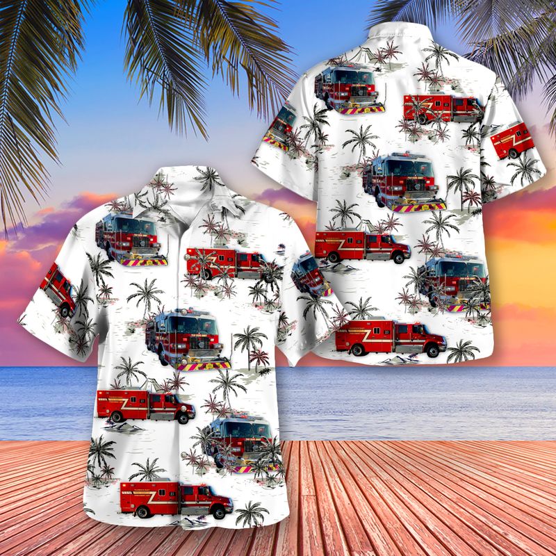 Palm Beach County Fire Rescue Hawaiian Shirt – Hothot