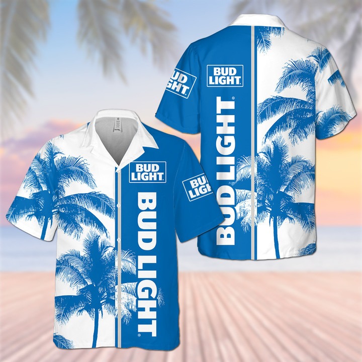 Bud Light Palm Tree Hawaiian Shirt – Hothot