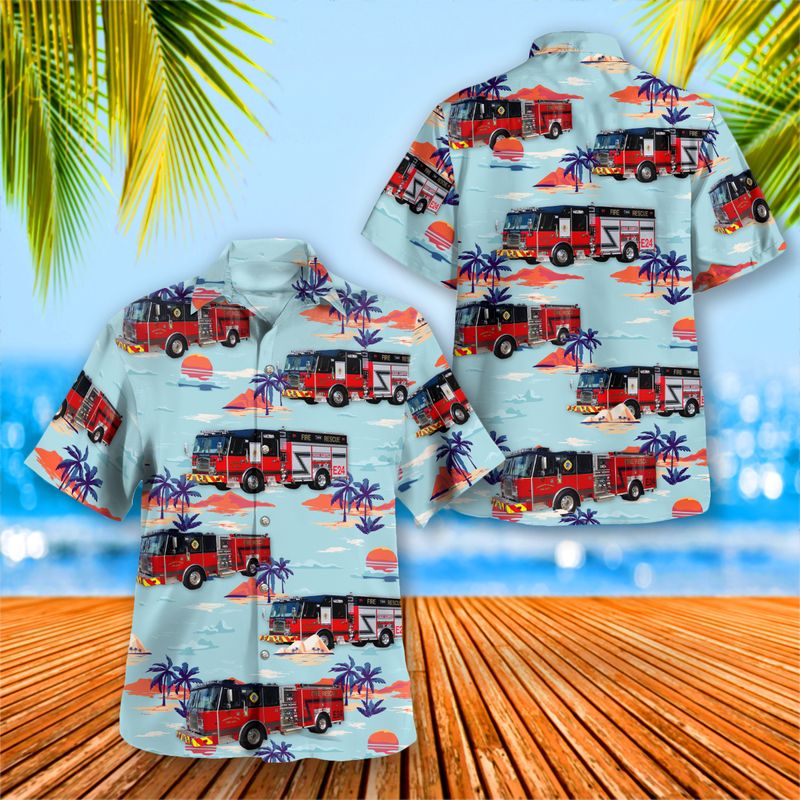 Treasure Island Fire Rescue Hawaiian Shirt – Hothot