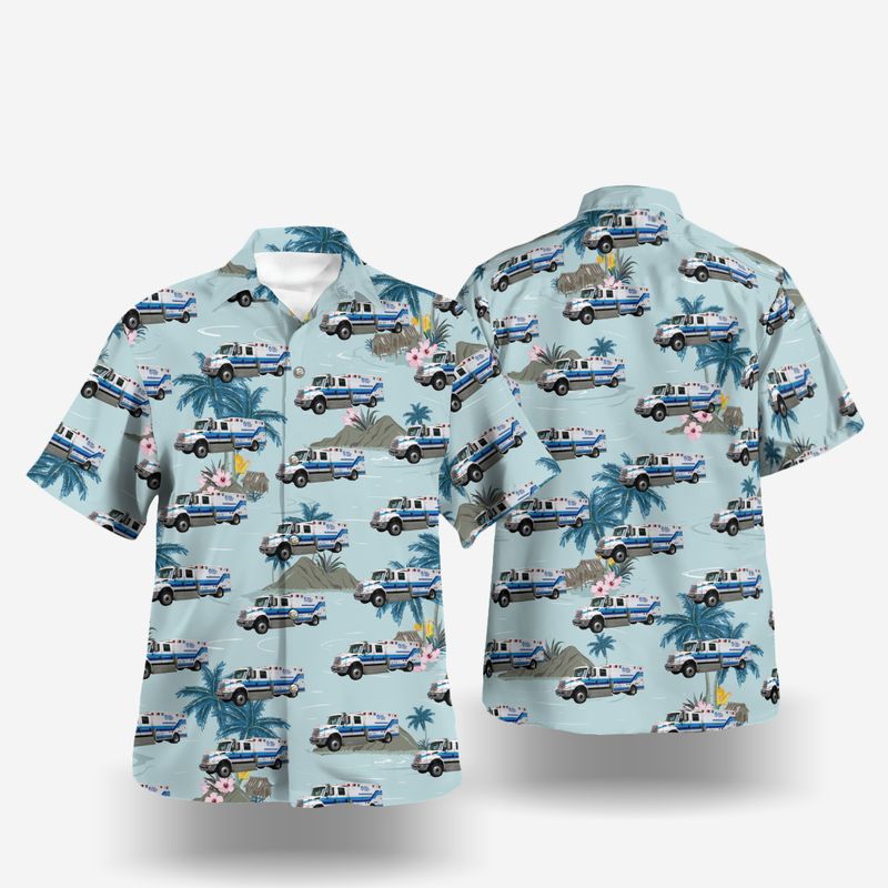 Boston Massachusetts Boston Childrens Hospital Ambulance Hawaiian Shirt – Hothot