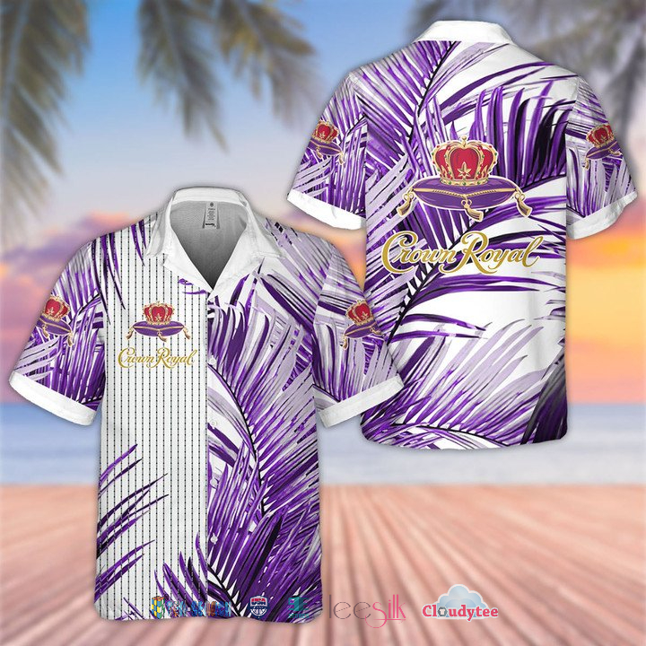 Crown Royal Tropical Floral Hawaiian Shirt – Hothot
