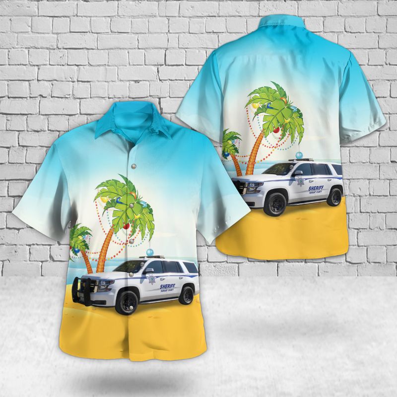 Fort Worth Texas Tarrant County Office Car Christmas Hawaiian Shirt – Hothot