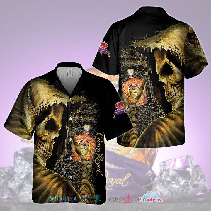 Crown Royal Skull Style 01 Hawaiian Shirt – Hothot