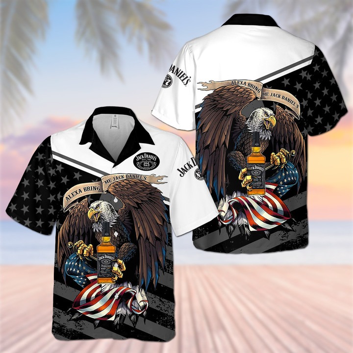 Jack Daniel’s Eagle Hawaiian Shirt – Hothot