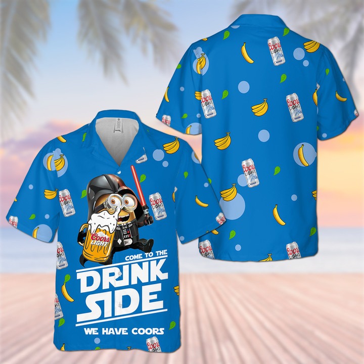 Minion Come To Drink Side We Have Coors Hawaiian Shirt – Hothot