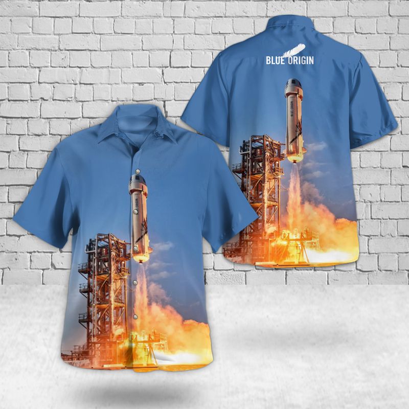 Blue Origin Hawaiian Shirt – Hothot