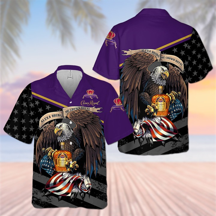 Crown Royal Eagle Hawaiian Shirt – Hothot
