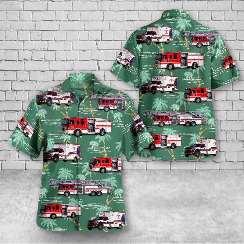 Frederick Weld County Colorado Frederick-Firestone Fire Protection District Hawaiian Shirt – Hothot
