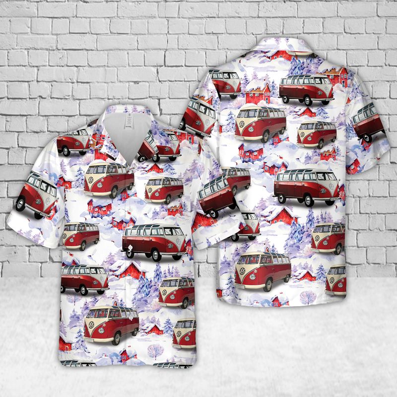Volkswagen Samba Christmas Hawaiian Shirt – Hothot