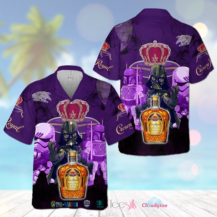 Crown Royal Darth Vader Boba Fett Stormtrooper Hawaiian Shirt – Hothot