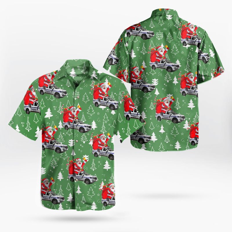 South Australia Police SAPOL Holden Colorado Christmas Hawaiian Shirt – Hothot