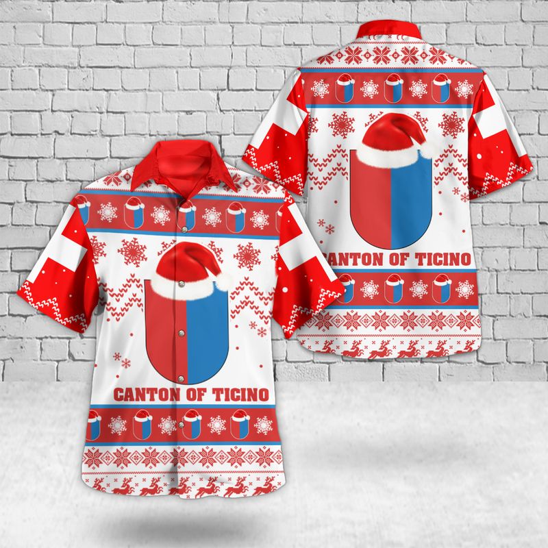 Switzerland Canton of Ticino Christmas Hawaiian Shirt – Hothot